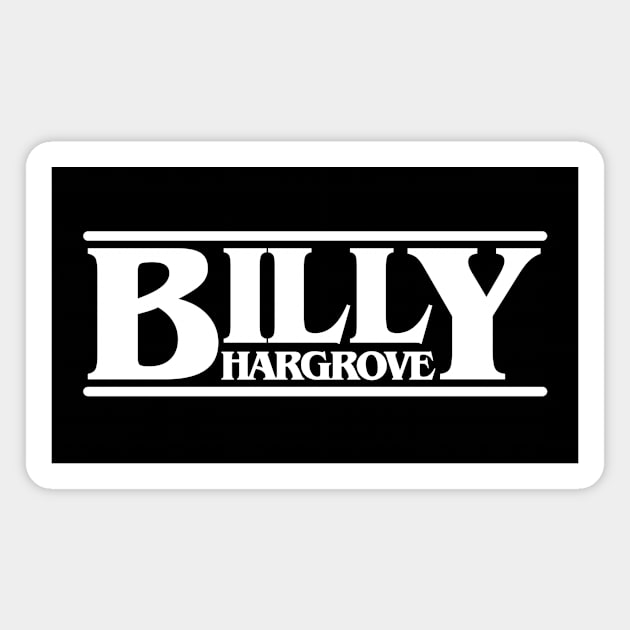 Some Stranger Billy Shirt White Font Magnet by gastaocared